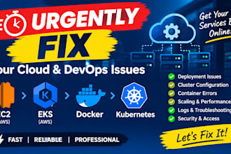 urgently fix AWS ec2 eks docker and kubernetes issues