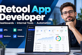 build a retool app, dashboard, automation, and internal tool