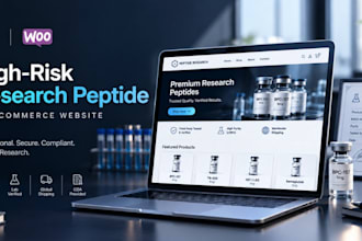 build a ruo compliant research peptide woocommerce store