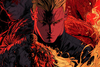 draw comic book and cover