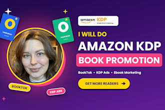 awareness and sales book promotion, booktok promotion, kdp ads, ebook marketing