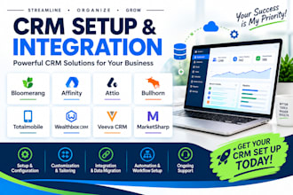 bloomerang affinity attio bullhorn totalmobile wealthbox veeva CRM marketsharp