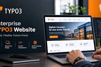design develop or maintain your typo3 enterprise website