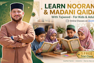 be your online madani and noorani qaida tutor