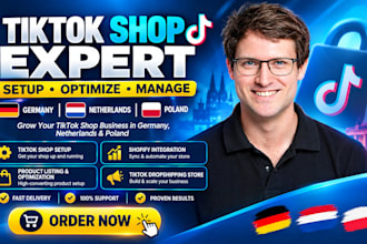 setup netherland tiktok shop manage poland tiktok shop ads shopify integration