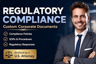 draft custom regulatory compliance documents for your business