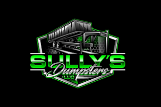 design modern high quality dumpster logo in high definition