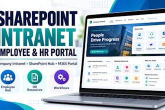 build employee portal company intranet sharepoint hub and HR portal