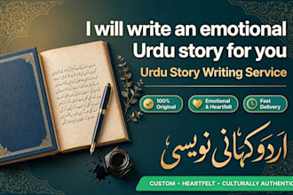 write viral urdu story script for youtube channel