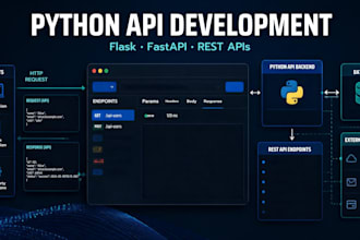 build a python web app, API, or business website