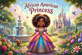 create african american children book illustrations and kids storybook art