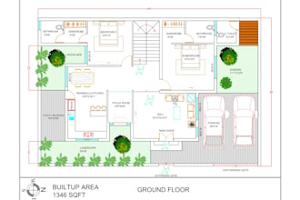 create autocad floor plans and sketchup 3d elevations
