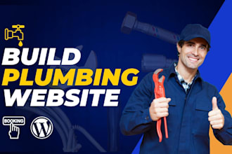 build a professional plumber website with wordpress