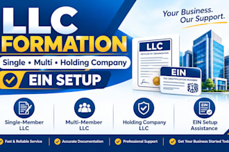 do single membership llc, multi membership llc, ein setup, holding company llc