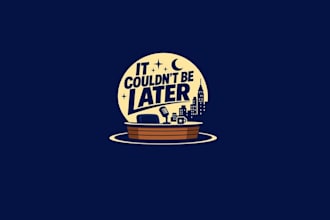design a professional TV chat show, podcast and talk show logo