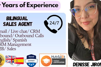 be your bilingual VA for sales and admin support