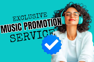help you with exclusive soundcloud, country music, spotify promo to real fans