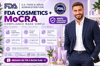 do fda cosmetics registration and mocra compliance