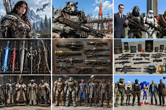 create and port skyrim se ae mod fallout4 weapon armor character gmod