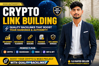 build quality backlinks for crypto blockchain and web3 websites
