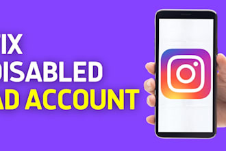 fix your facebook ad account, instagram account disable problems conductively