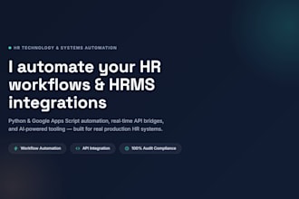 automate your HR workflows and build custom hrms integrations