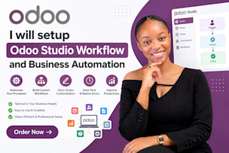 setup odoo studio workflow and business automation