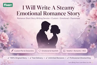 write a steamy emotional romance short story