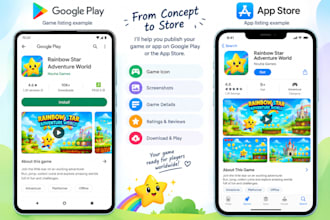 publish your game on google play store or apple app store