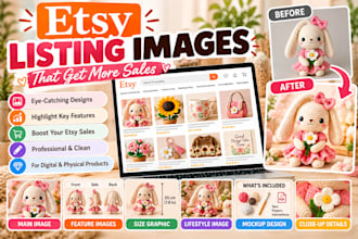 design eye catching etsy listing images