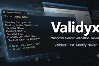 write custom powershell scripts for windows server