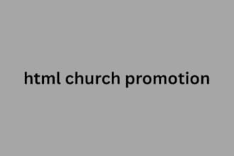 do html church promotion