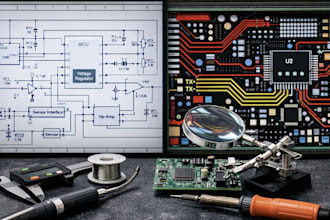 do custom pcb design, design pcb on easyeda kicad altium electronics engineer