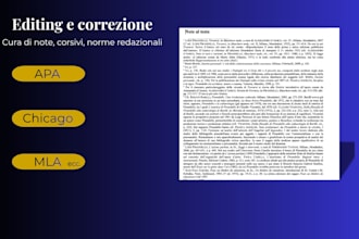 editing e correzione di bozze
