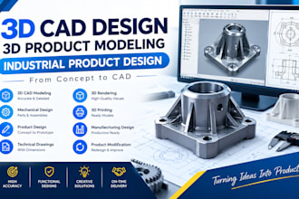 3d cad design 3d product modelling industrial product design