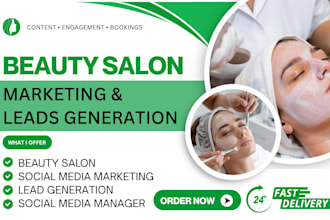 be your beauty salon social media marketing manager
