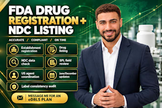 do fda drug registration and ndc listing support