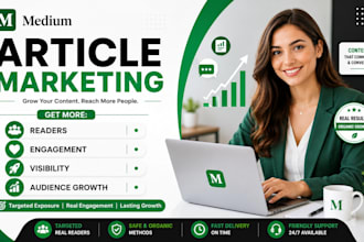 promote your medium articles organically and grow your audience