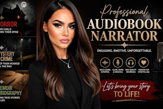 narrate your horror thriller mystery audiobook