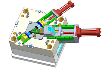 do 3d injection mold, die casting, blow molding with production ready cad files