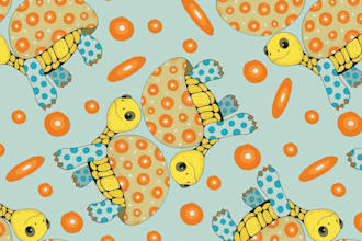design professional aop prints and seamless textile patterns