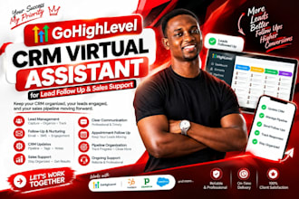 do CRM virtual assistant crm lead follow up and sales gohighlevel data entry va