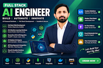 build custom ai software,ai saas,ai website,ai chatbot,full stack developer
