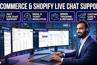 be your customer support agent for your online shop or website