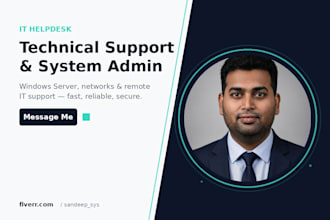 fix windows PC and network problems remotely