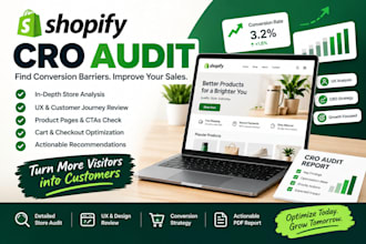 perform a shopify cro audit and conversion rate optimization