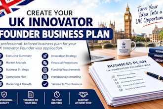 create your UK innovator founder business plan