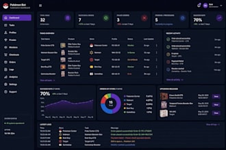 develop pokemon bot, auto checkout bot and web automation