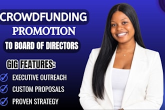 promote your gofundme and gogetfunding campaign to board of director for support
