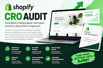 do complete shopify conversion rate optimization audit shopify cro audit